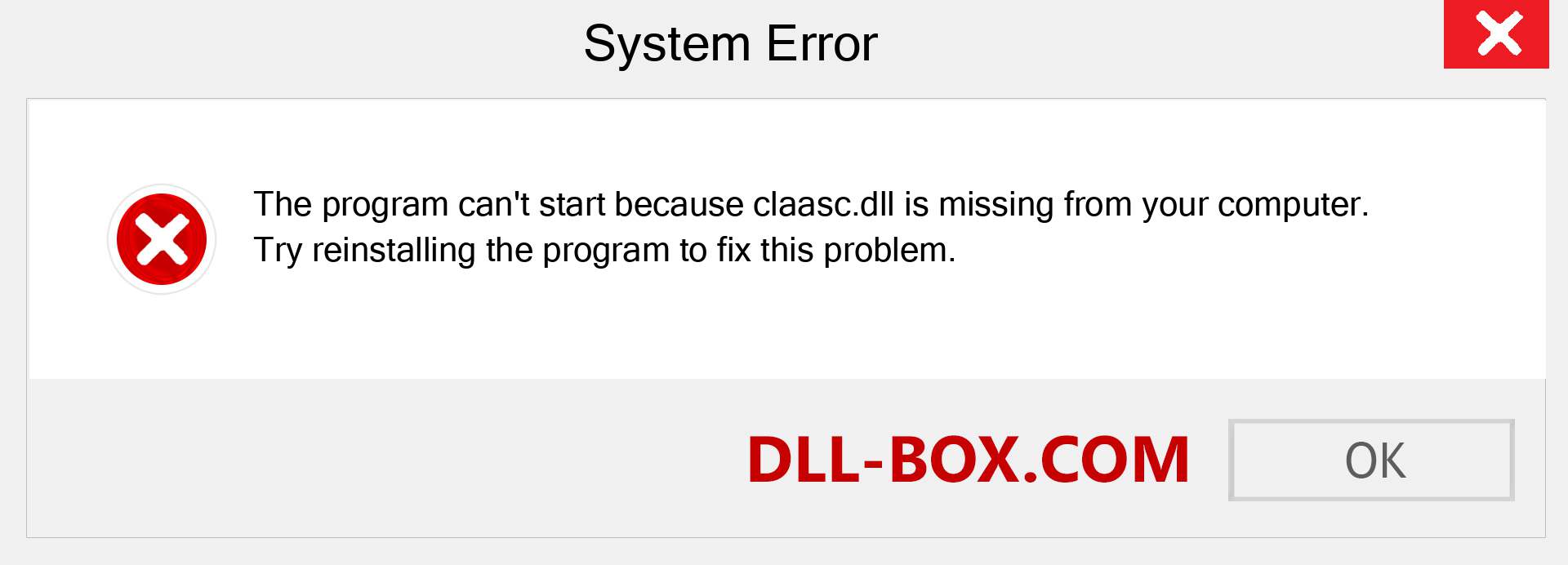  claasc.dll file is missing?. Download for Windows 7, 8, 10 - Fix  claasc dll Missing Error on Windows, photos, images